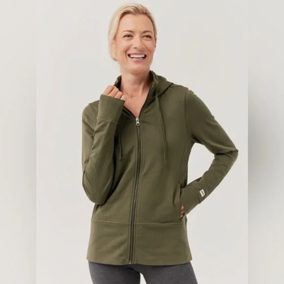 Pact Mustard Yellow Garment organic cotton hoodie - Picture 6 of 6